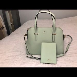 Kate Spade Cedar Street Maise Shoulder in Mint